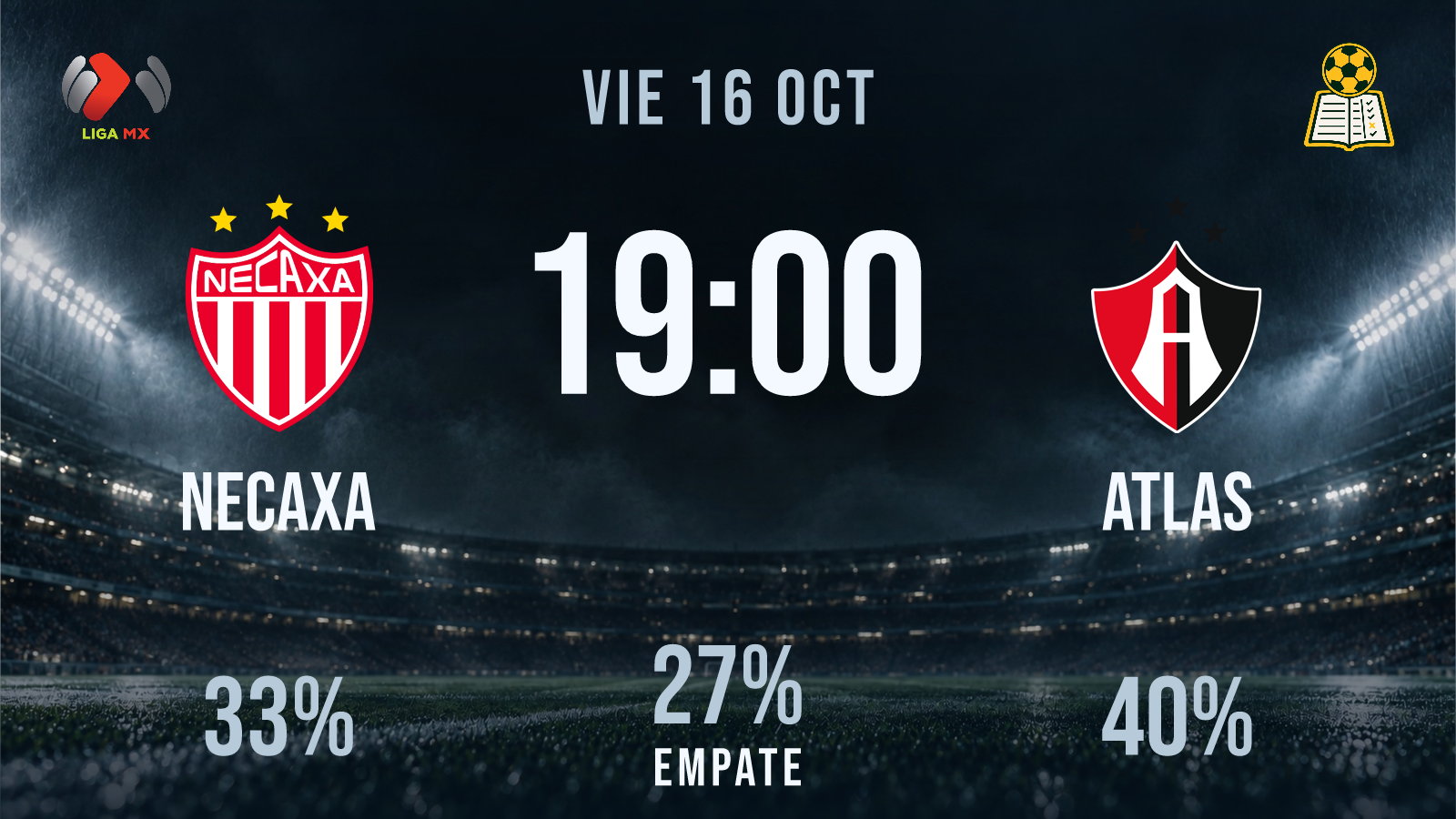 Previa · Necaxa vs Atlas