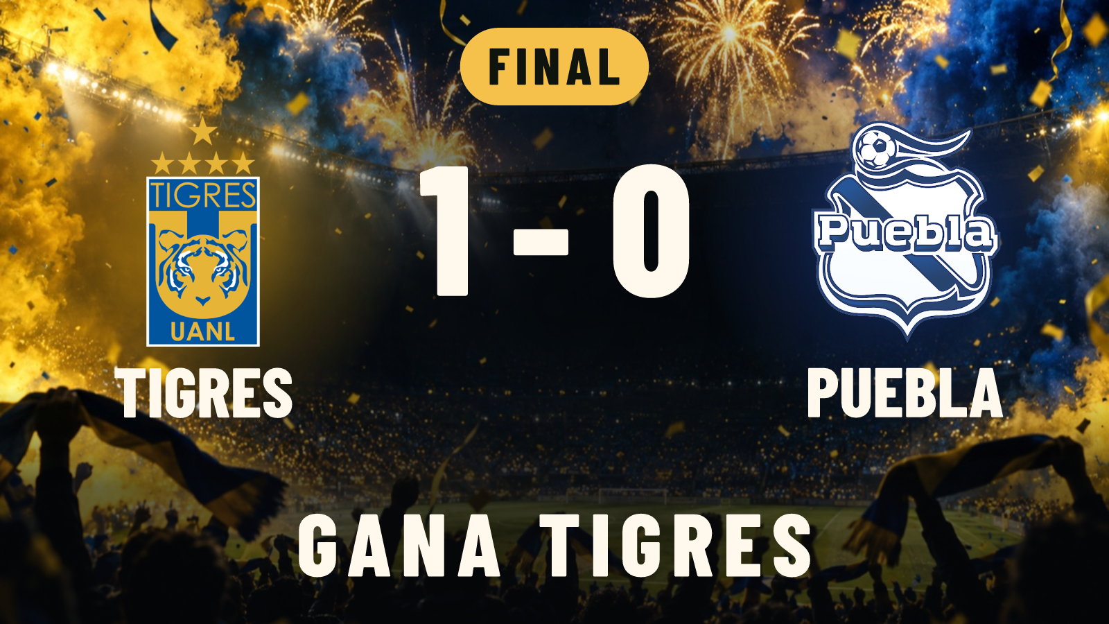 Tigres 1-0 Puebla