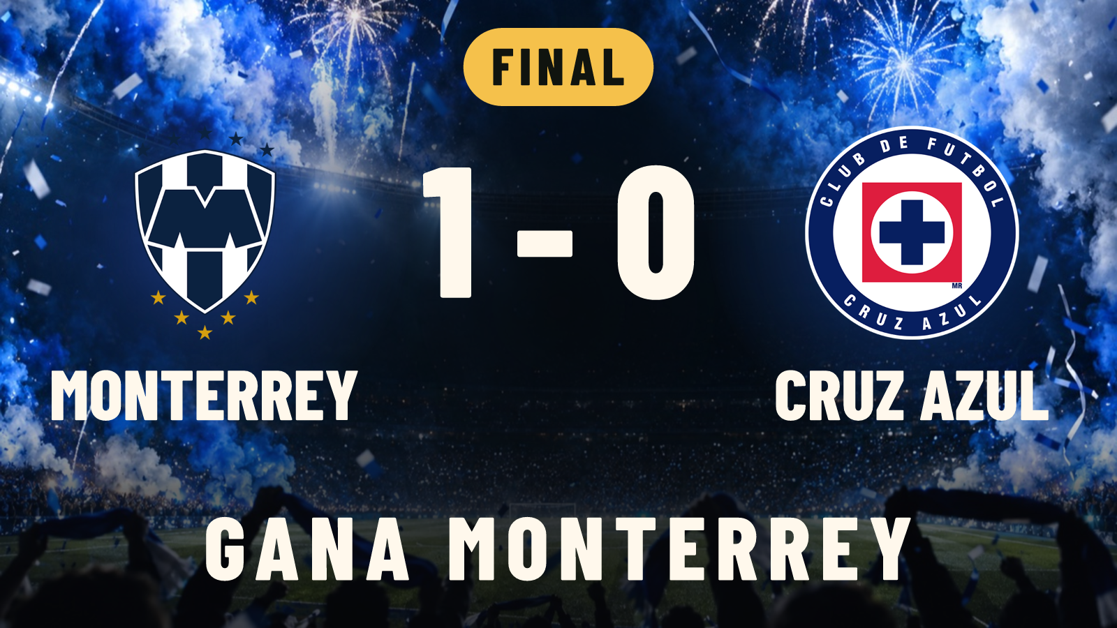 Monterrey 1-0 Cruz Azul