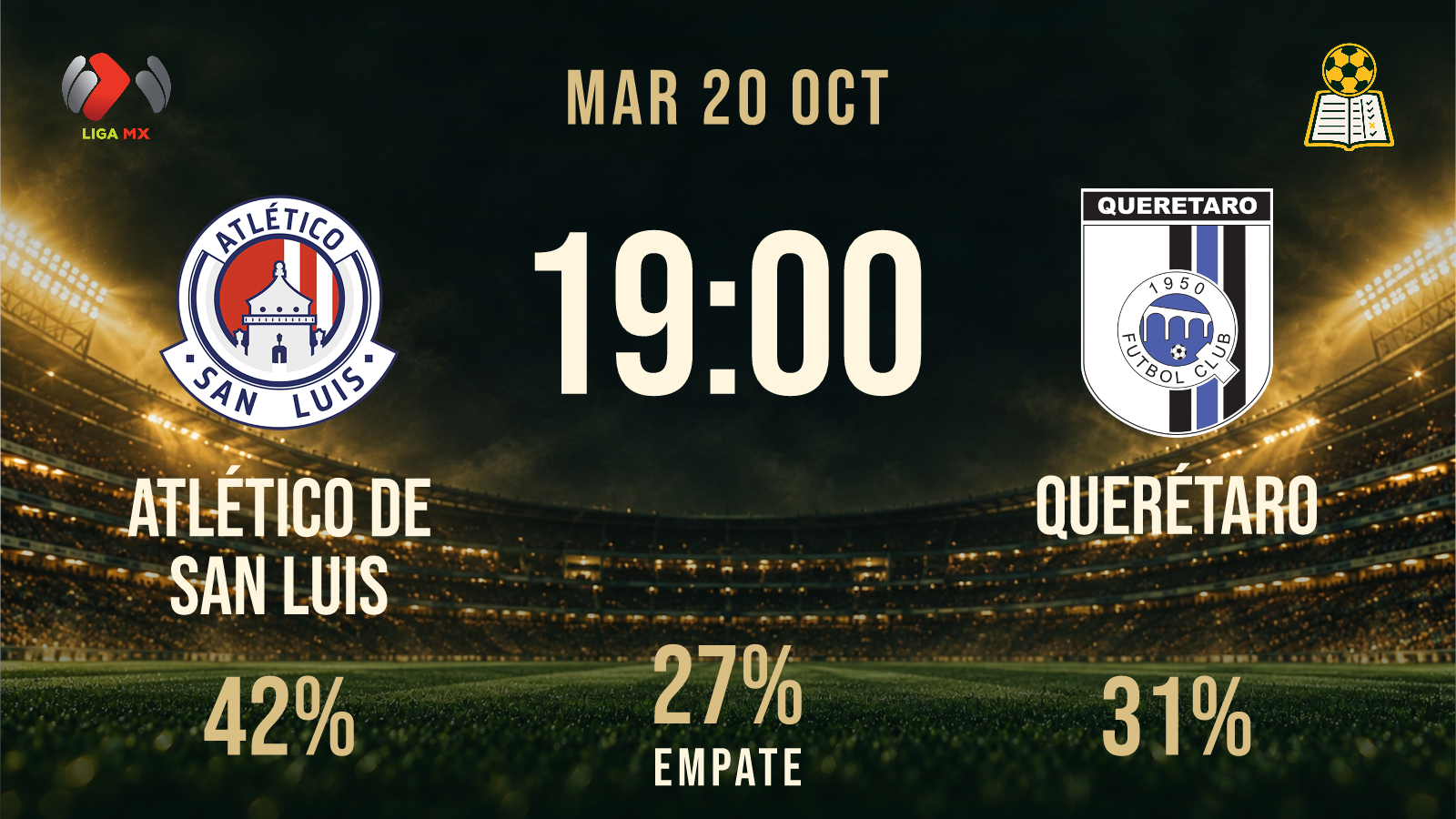 Previa · Atlético de San Luis vs Querétaro