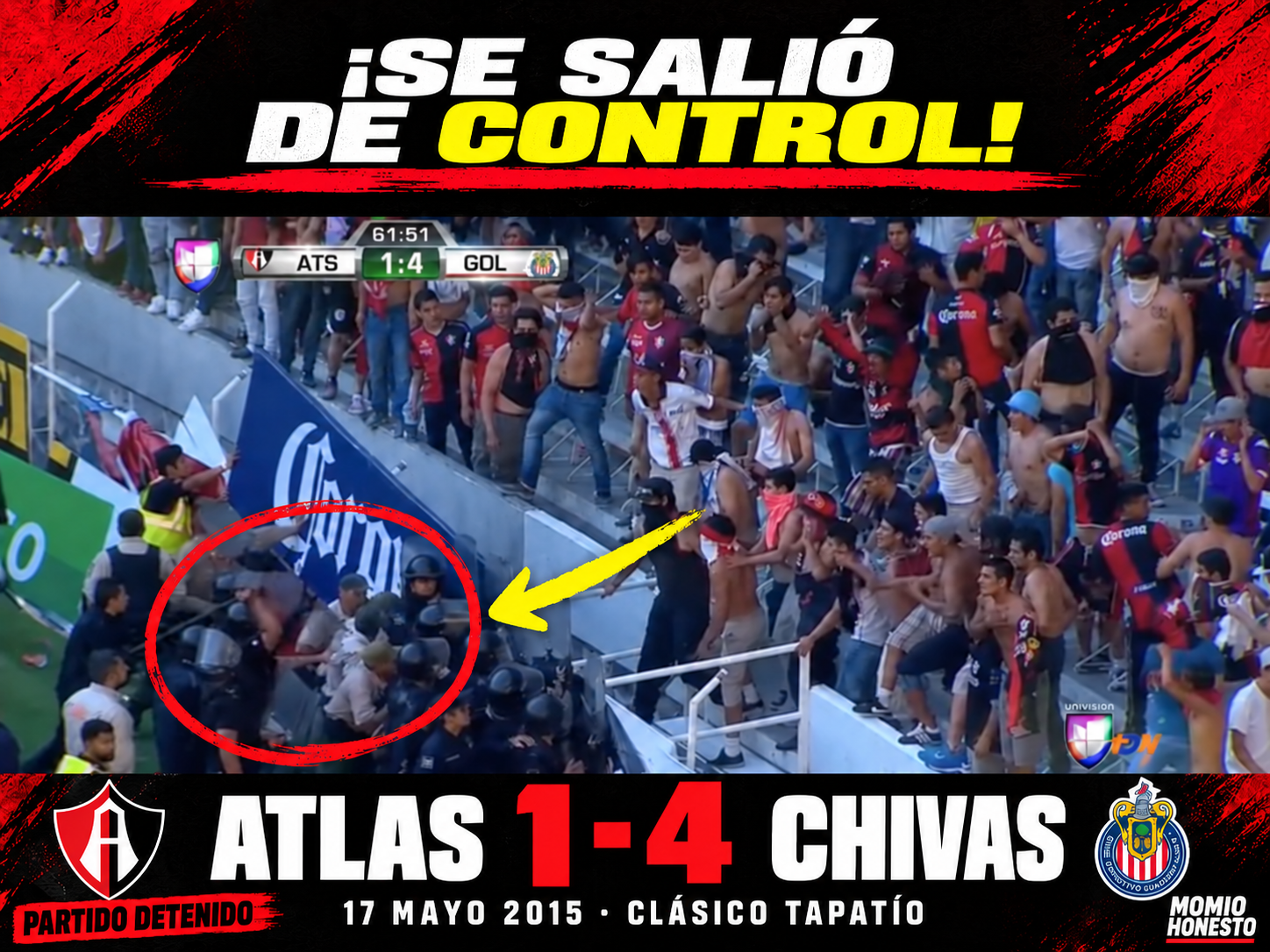 El Clásico que se salió de control
